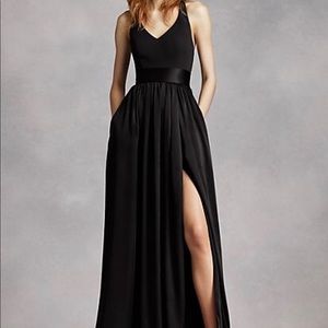 Vera Wang v neck dress